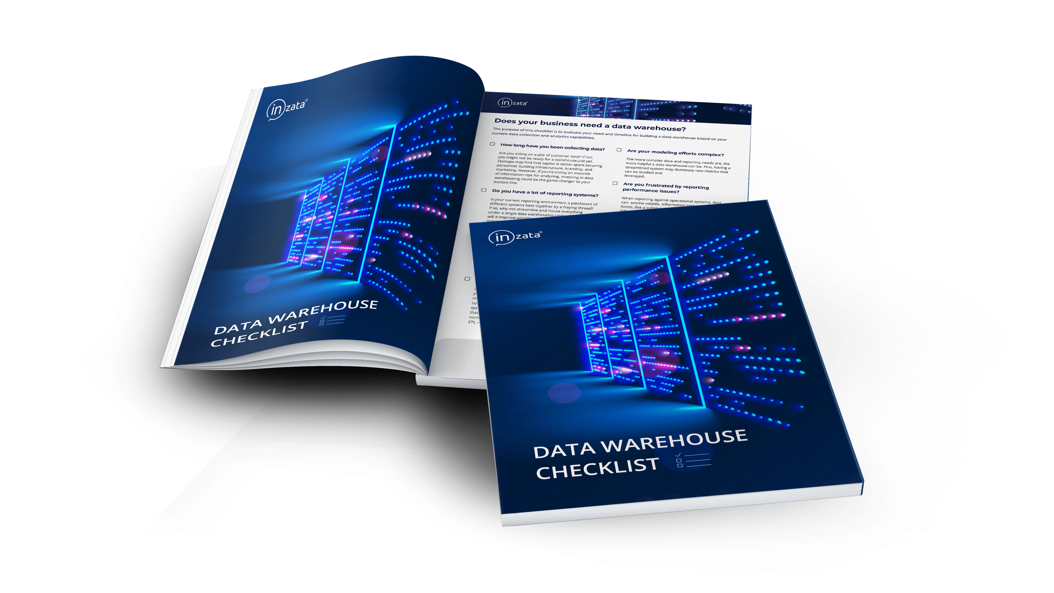 Data Warehouse Checklist Book Cover by Inzata Analytics